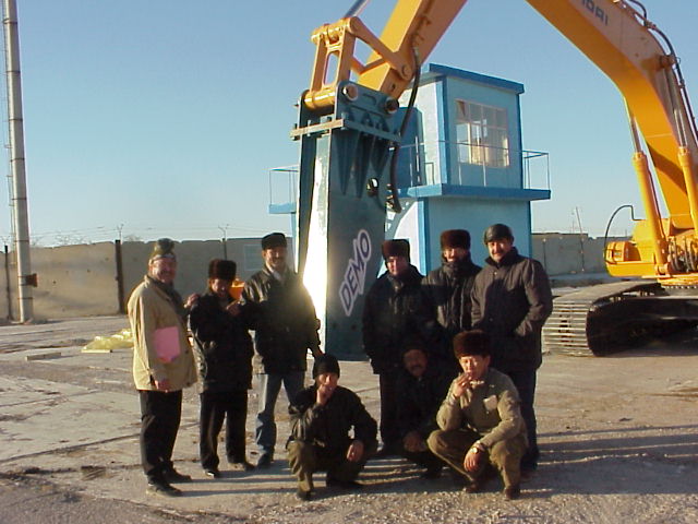 Baumaschinen, Bagger, Dozer, Gas pipelines, Köthen