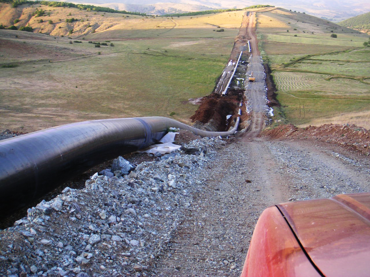 Pipeline, Construction, Building site, Gas